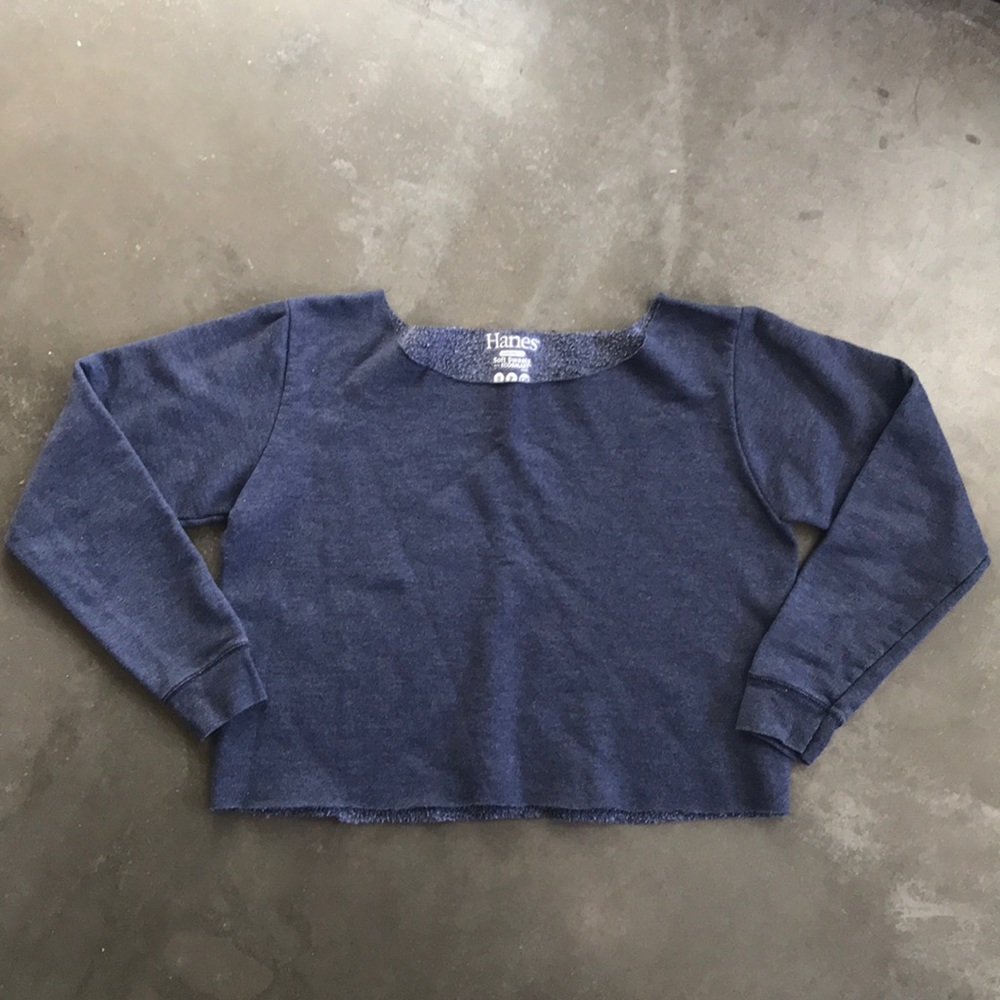 Cropped Hanes sweater